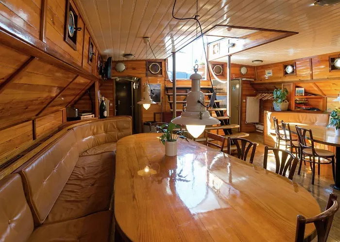 Boat In Leiden Near City Center & Museums